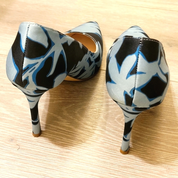 Nine West | Emmala 2 | 3 Tone Blue | Pointed Toe Heels | Size 6 M - Picture 9 of 10